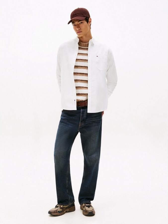 TOMMY JEANS Overhemd met lange mouwen TJM OXFORD relaxed fit button-down kraag - Foto 3