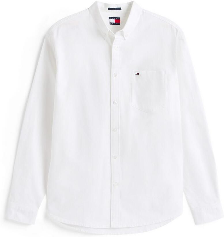 TOMMY JEANS Overhemd met lange mouwen TJM OXFORD relaxed fit button-down kraag