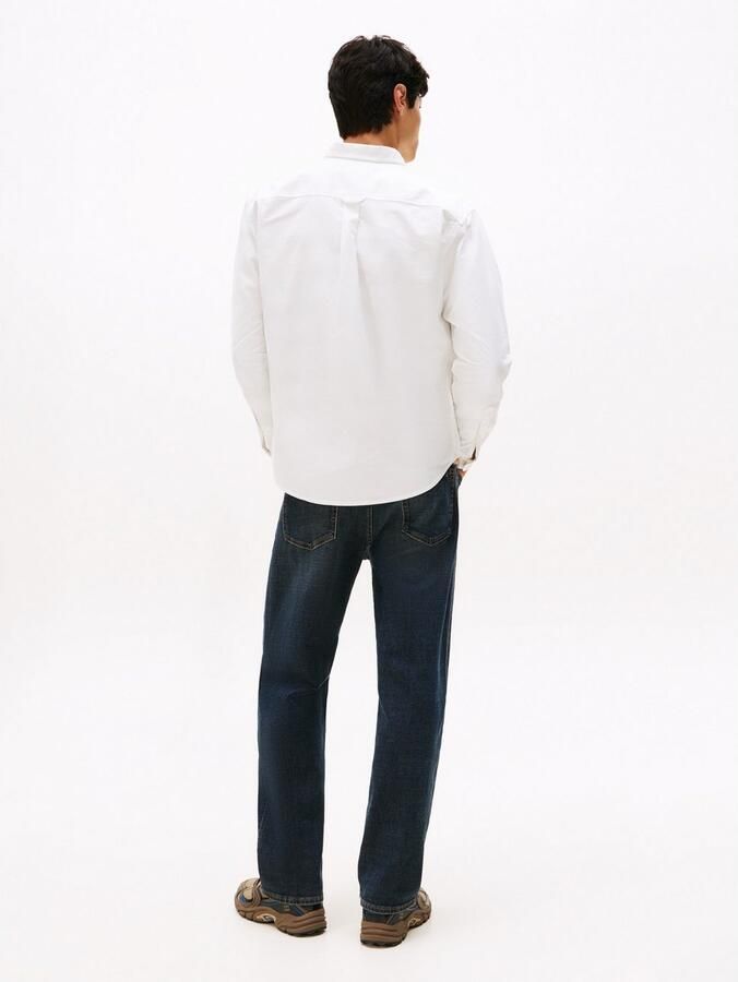 TOMMY JEANS Overhemd met lange mouwen TJM OXFORD relaxed fit button-down kraag - Foto 4