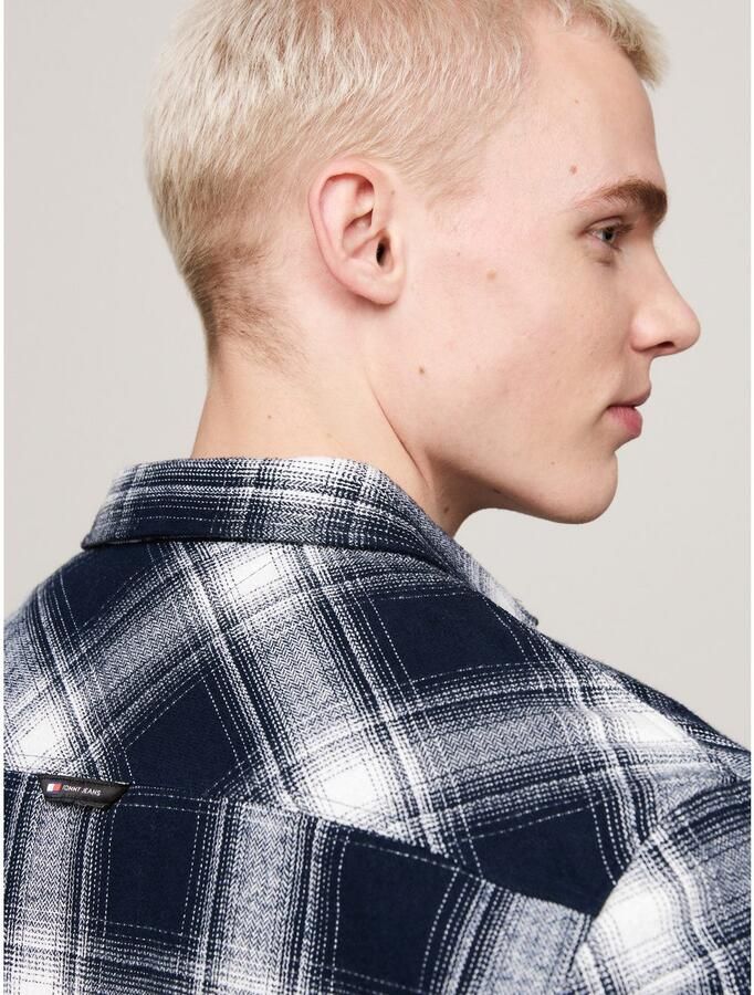 TOMMY JEANS Overhemd met lange mouwen TJM REG CHECK FLANNEL SHIRT EXT