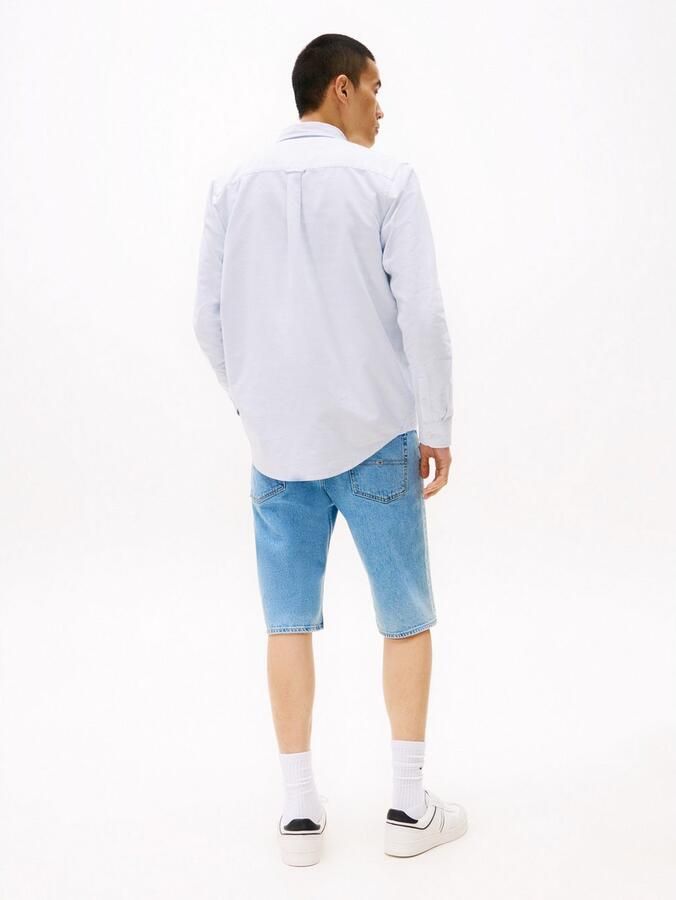 TOMMY JEANS Heren Overhemden Tjm Reg Oxford Shirt Ext Lichtblauw - Foto 9