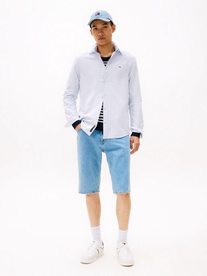 TOMMY JEANS Heren Overhemden Tjm Reg Oxford Shirt Ext Lichtblauw - Foto 12