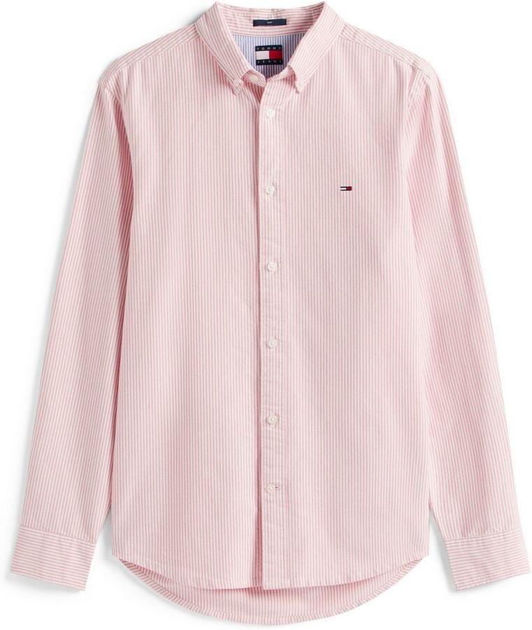 TOMMY JEANS Overhemd met lange mouwen TJM SLIM STRIPE OXFORD SHIRT EXT