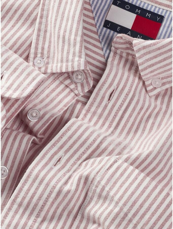 TOMMY JEANS Overhemd met lange mouwen TJM STRIPE OXFORD SHIRT EXT