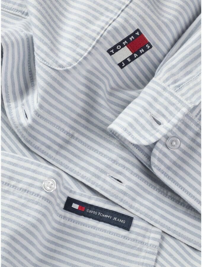 Tommy Jeans Regular fit vrijetijdsoverhemd met labelstitching model 'OXFORD' - Foto 2