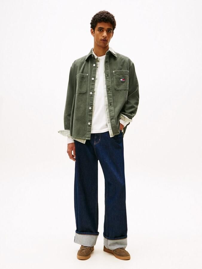 TOMMY JEANS Overhemd met lange mouwen WASHED CORD SHIRT Corduroy overhemd Overshirt Relaxed fit met ronde hals - Foto 3