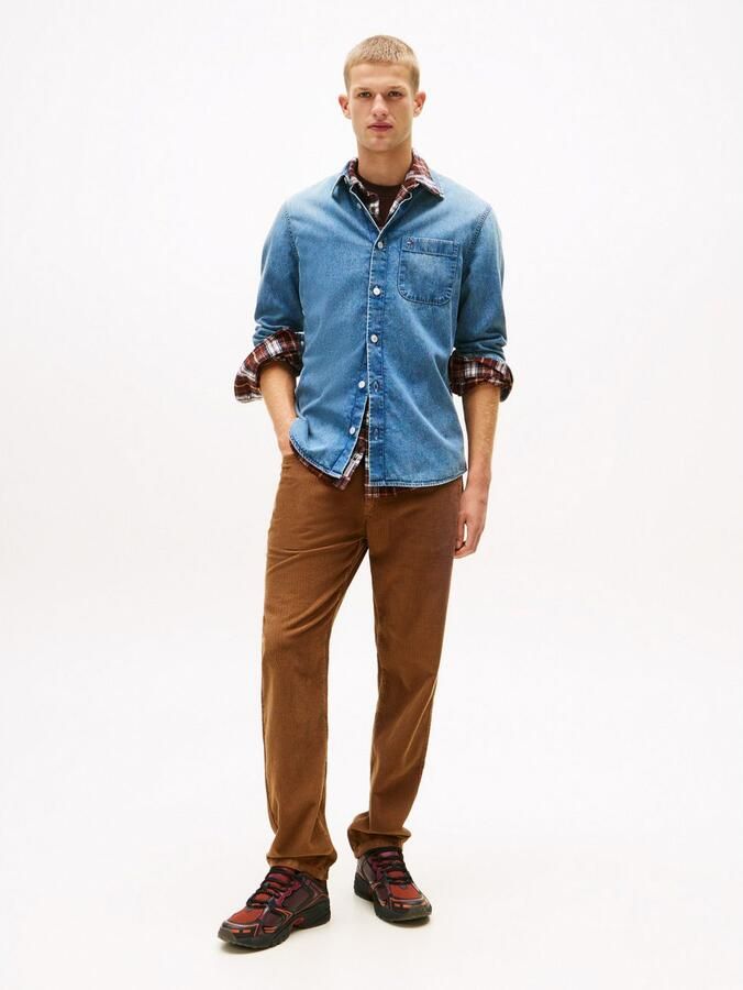 TOMMY JEANS overhemd REGULAR DENIM SHIRT Regular fit met ronde hals - Foto 3