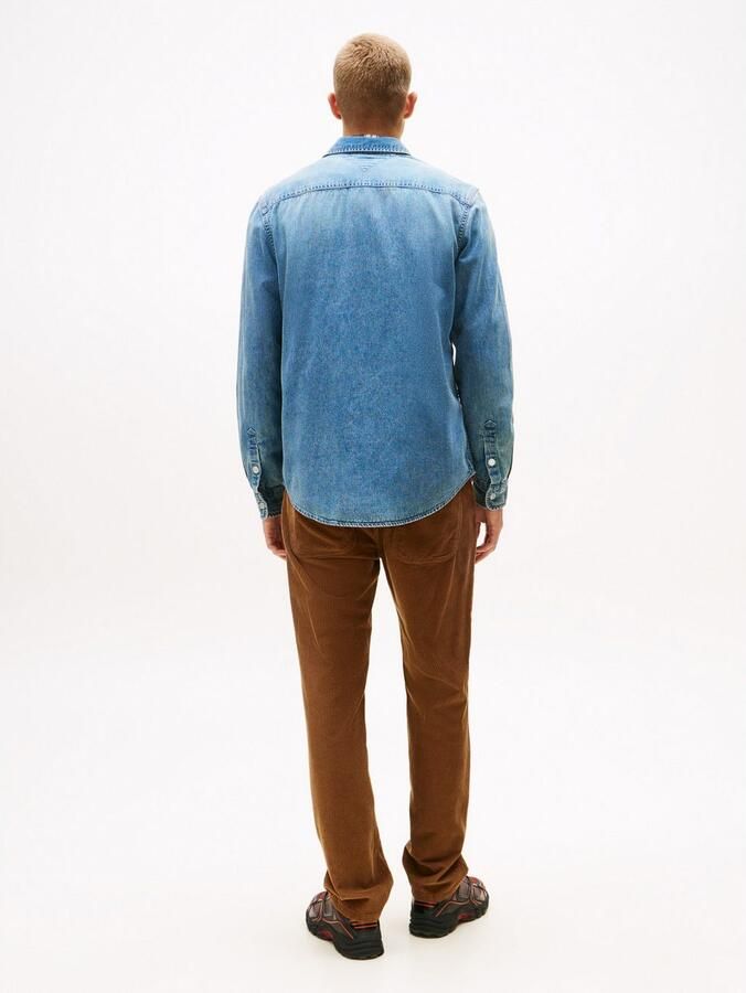 TOMMY JEANS overhemd REGULAR DENIM SHIRT Regular fit met ronde hals - Foto 4