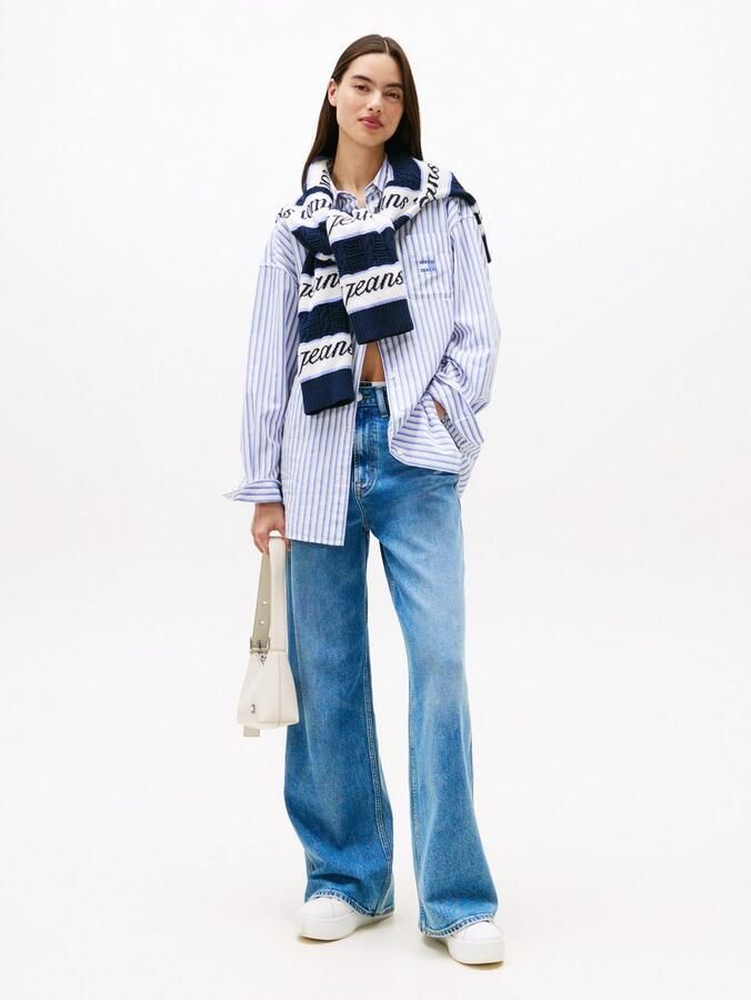 TOMMY JEANS Overhemdblouse TJW OVS BADGE STRIPE SHIRT - Foto 3