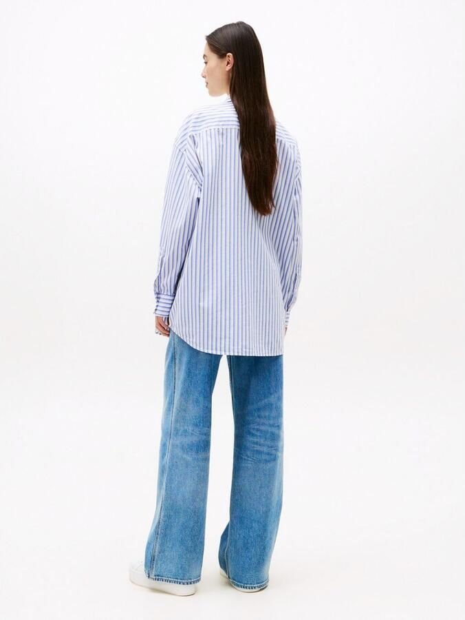 TOMMY JEANS Overhemdblouse TJW OVS BADGE STRIPE SHIRT - Foto 4