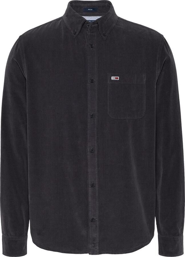 TOMMY JEANS Overhemdjasje TJM ENTRY CORD SHIRT EXT met borstzak en logoborduring - Foto 4