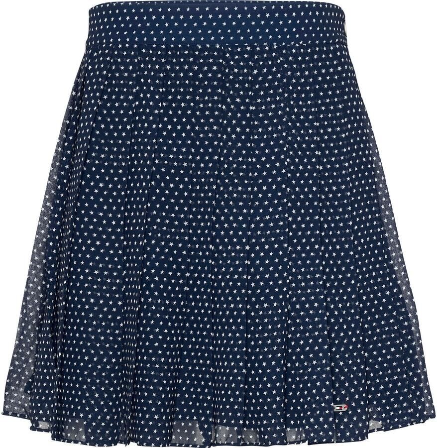 TOMMY JEANS Plissérok TJW MINI STAR AOP PLEATED SKIRT