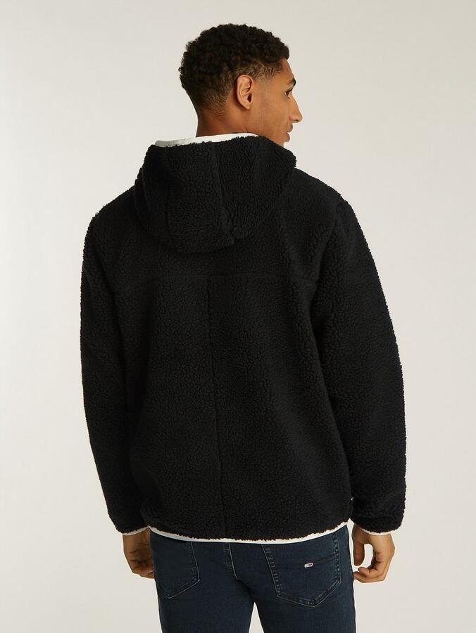 Tommy Jeans Plus Sweatvest TJM REG BADGE TEDDY ZIP TRU EXT