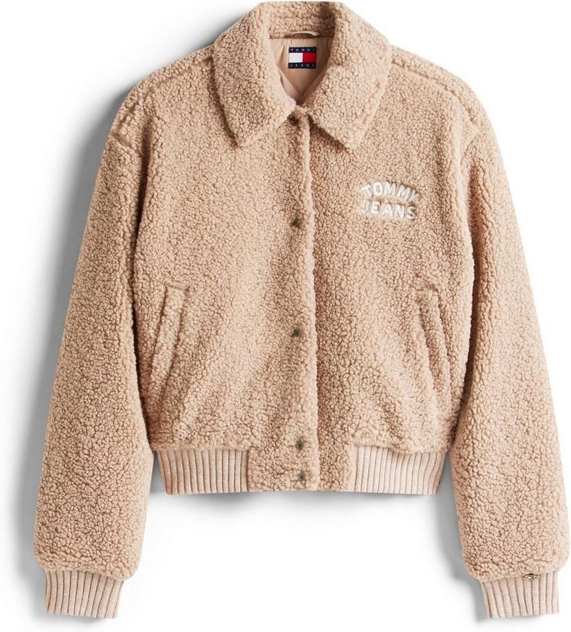 TOMMY JEANS Pluchen jack TJW TEDDY VARSITY BOMBER