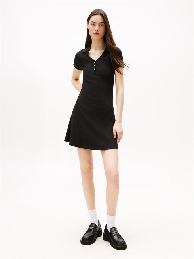 Tommy Jeans Korte Jurk TJW F RIB POLO DRESS EXT - Foto 4