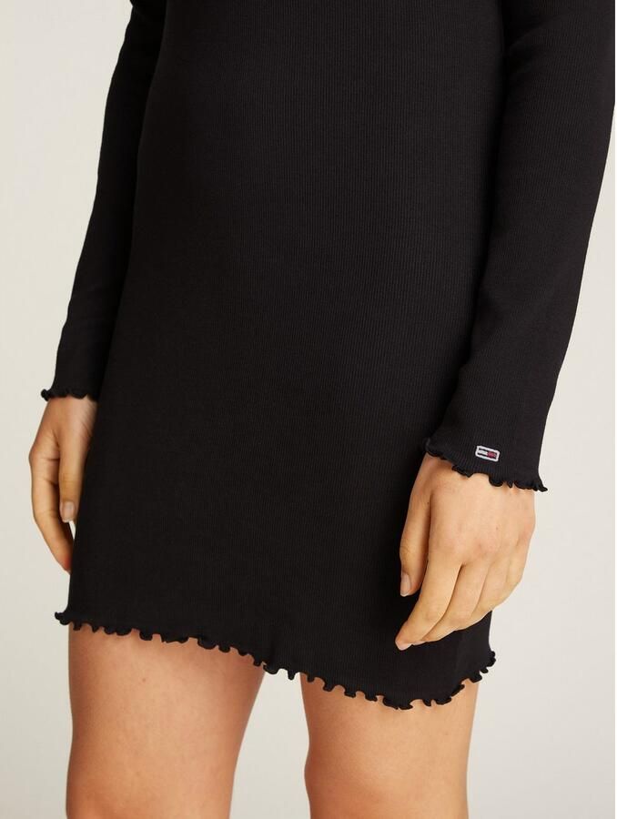 TOMMY JEANS Polojurk TJW LS SCALLOP RIB POLO DRESS - Foto 2