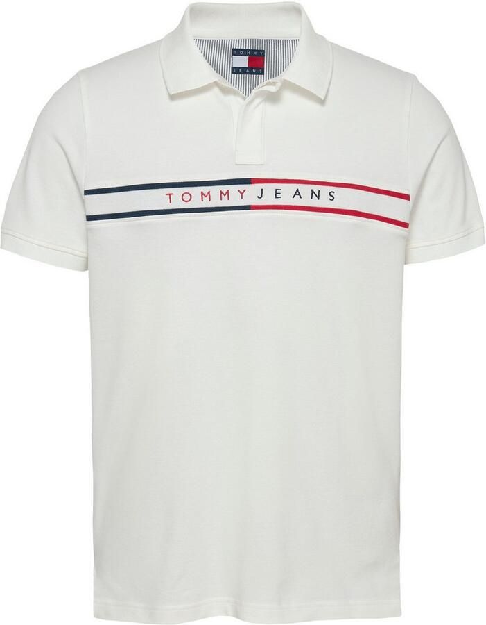 TOMMY JEANS Poloshirt TJM SLIM CHEST FLAG POLO