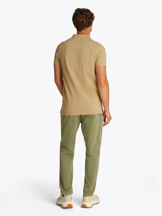 TOMMY JEANS Heren Polo's & T-shirts Tjm Slim Placket Polo Ext Beige - Foto 8