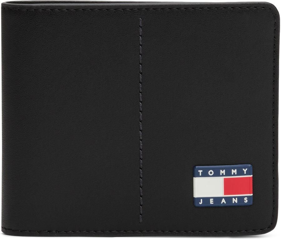 TOMMY JEANS Portemonnee TJM HERITAGE LEATHER CC WALLET heren portemonnee met vlag - Foto 4