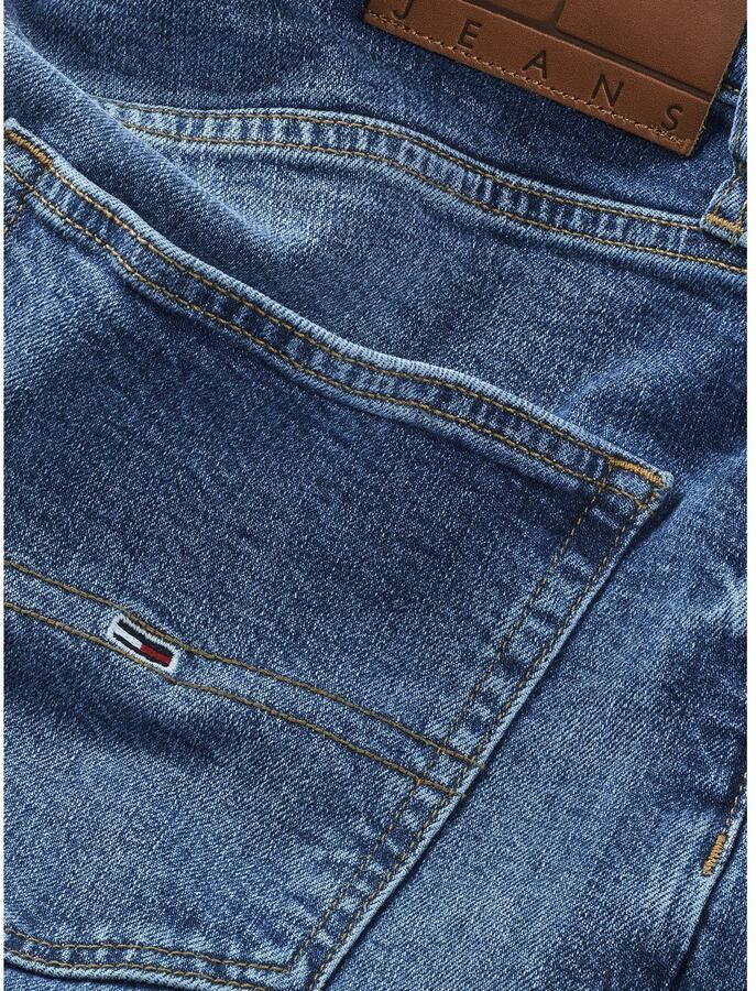 TOMMY JEANS Regular fit jeans DAD JEAN RGLR TPRD met gestempeld logo