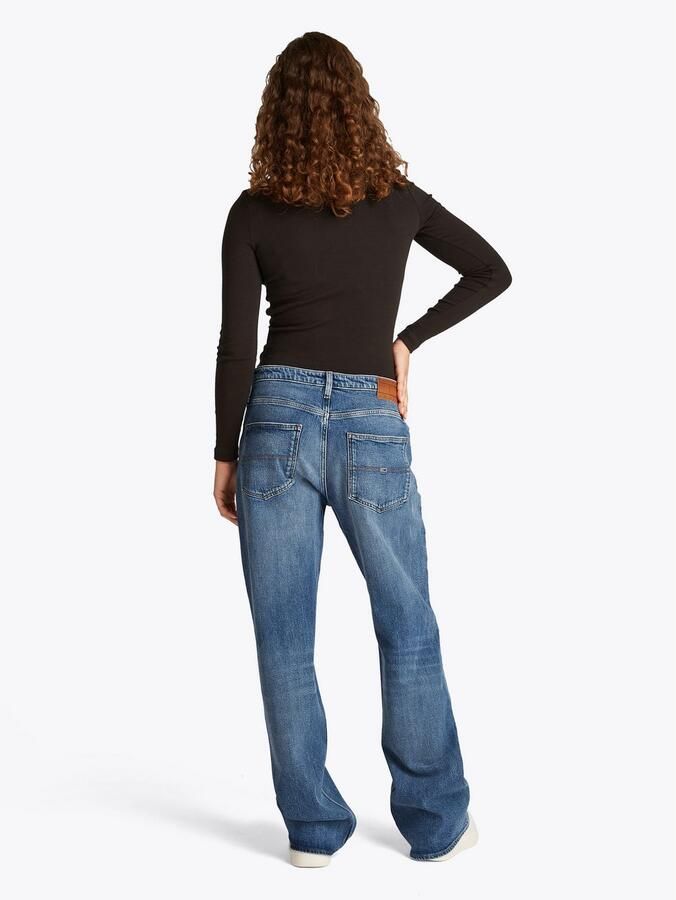 TOMMY JEANS Relax fit jeans MIA MR RLXD STR in blauwe was met hamerslus - Foto 2