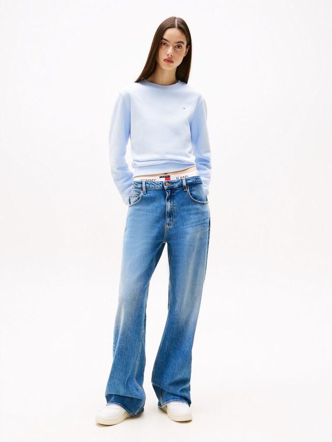 TOMMY JEANS Relax fit jeans MIA MR RLXD STR in blauwe was met hamerslus - Foto 4