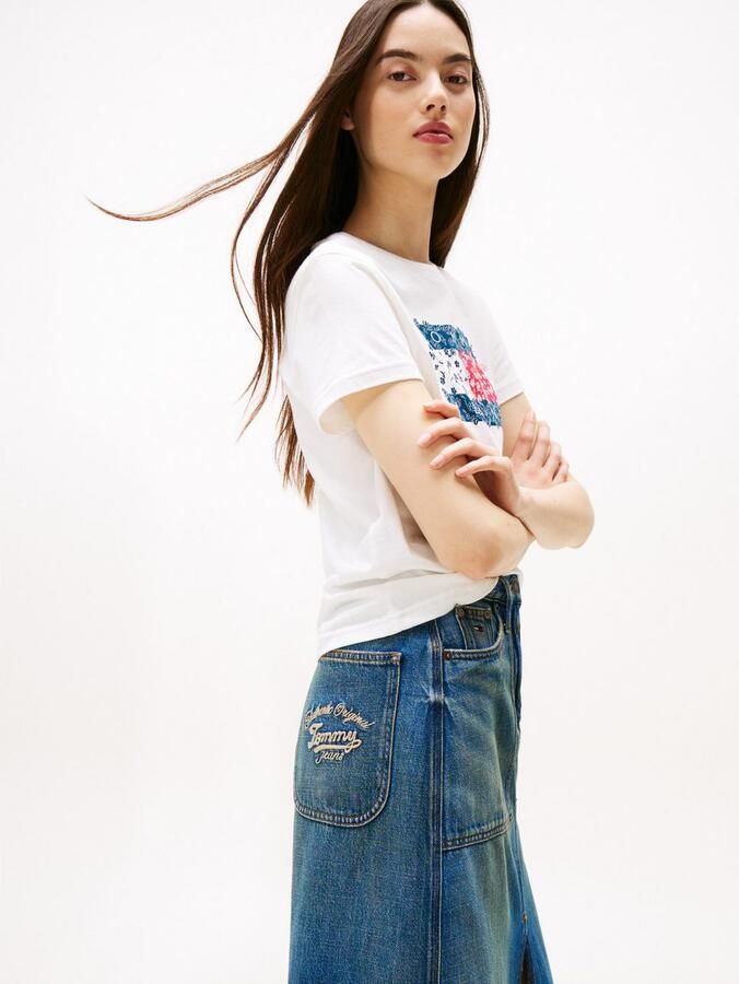 TOMMY JEANS rok CLAIRE MIDI SKIRT UTILITY CI2037 - Foto 3
