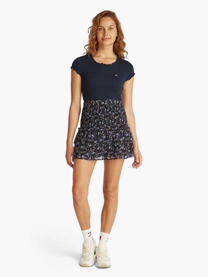 TOMMY JEANS Rok met ruches TJW RUCHED AOP SKIRT met volants allover print - Foto 4