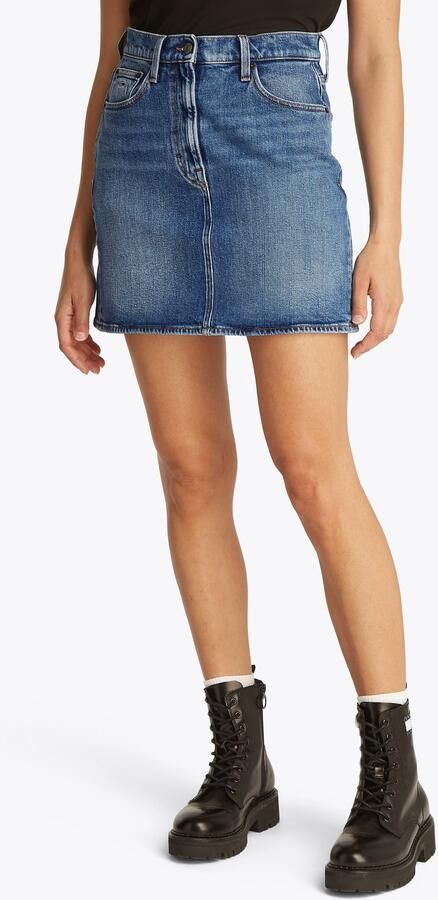 Tommy Jeans spijkerrok medium blue denim - Foto 6