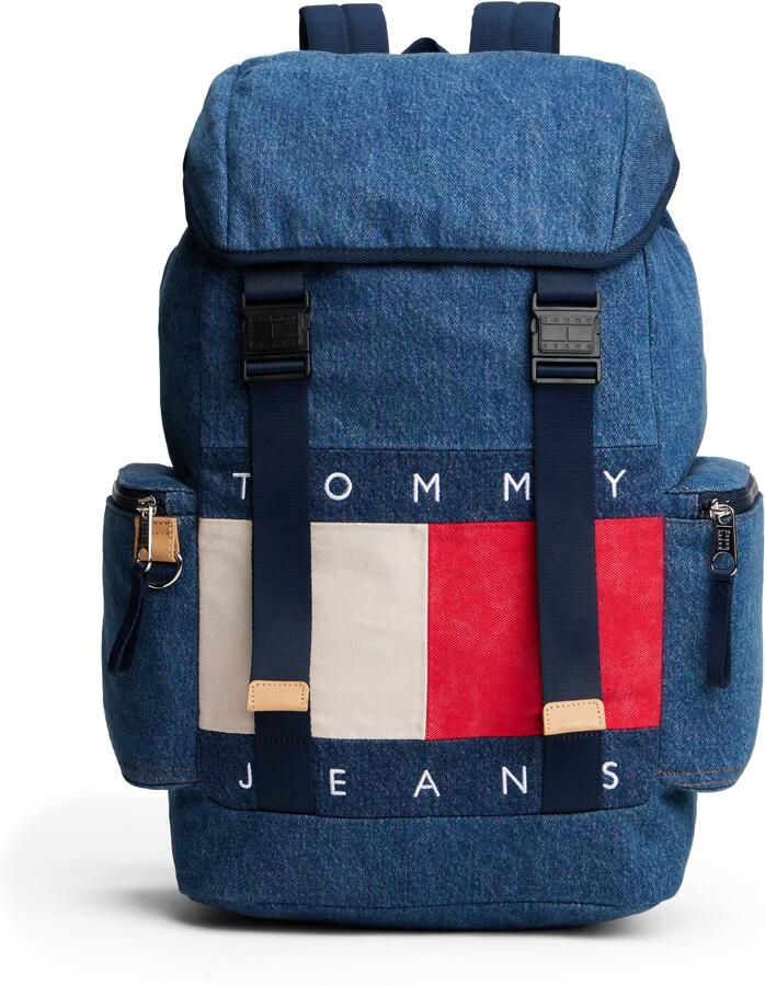 TOMMY JEANS Rugzak TJM ARCHIVE DENIM BACKPACK men travelrugzak met twee zijzakken met ritssluiting - Foto 4