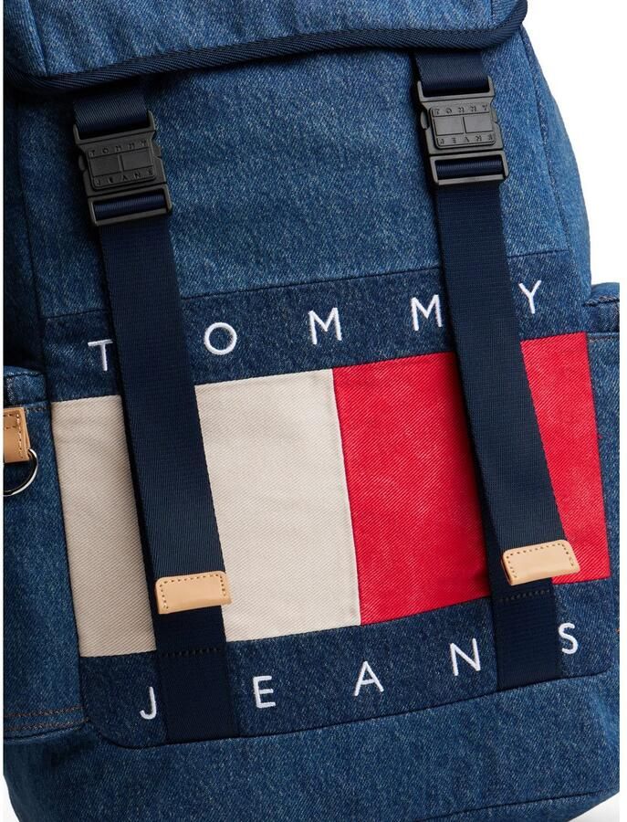 TOMMY JEANS Rugzak TJM ARCHIVE DENIM BACKPACK men travelrugzak met twee zijzakken met ritssluiting - Foto 2