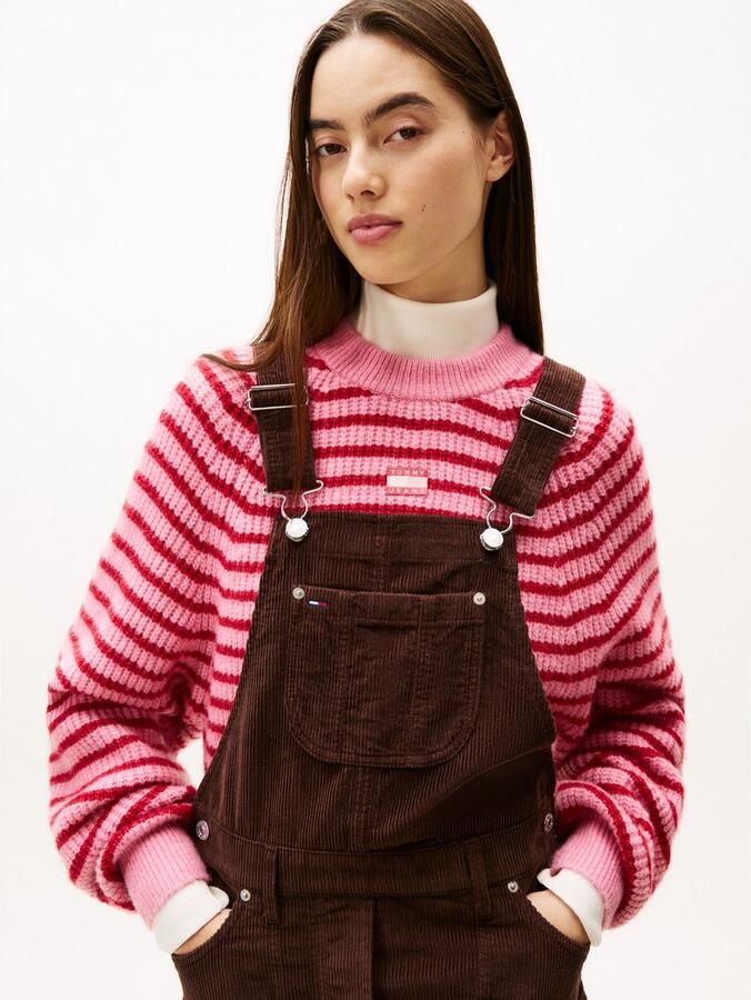 TOMMY JEANS Salopetjurk TJW SCRIPT CORD DUNGAREES DRESS - Foto 4