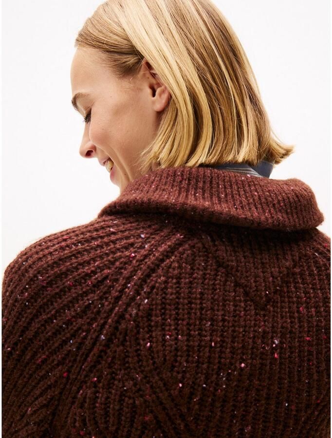 Tommy Jeans Regular fit schipperstrui met wol model 'NEP'