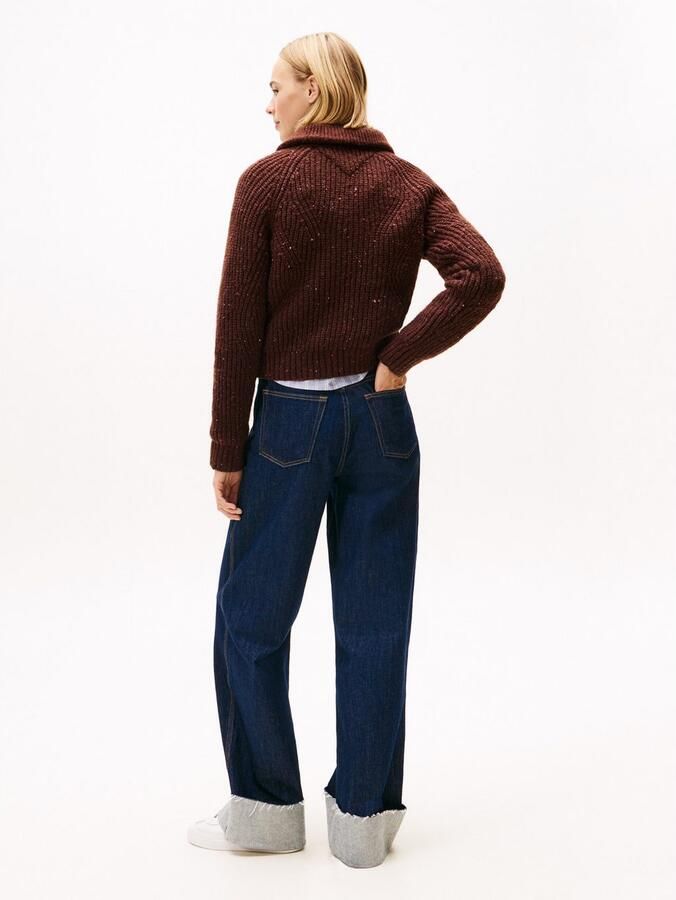 Tommy Jeans Regular fit schipperstrui met wol model 'NEP' - Foto 3