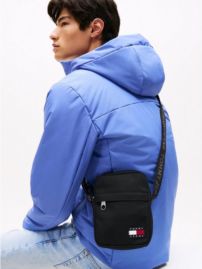 TOMMY JEANS Schoudertas TJM ESS DAILY REPORTER men schoudertas vrijetijdstas met vlaggen-embleem - Foto 3