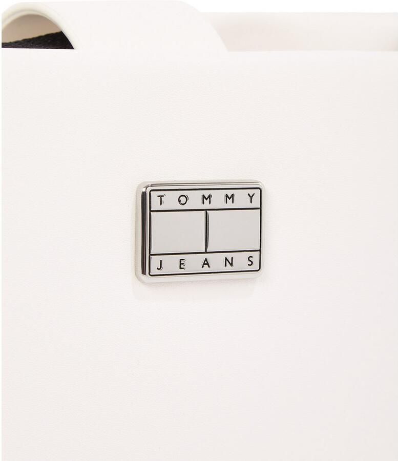 TOMMY JEANS Schoudertas TJW AMERICAN COOL SHOULDER BAG dames clutch handtas mini tas met logo-sieraandeel