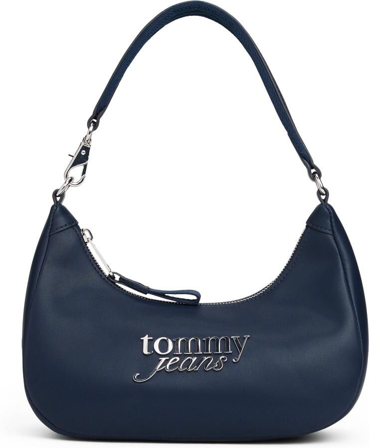 TOMMY JEANS Schoudertas TJW BOLD SCRIPT SHOULDER BAG dames schoudertas hobobag met opvallend logo-sierstuk - Foto 5