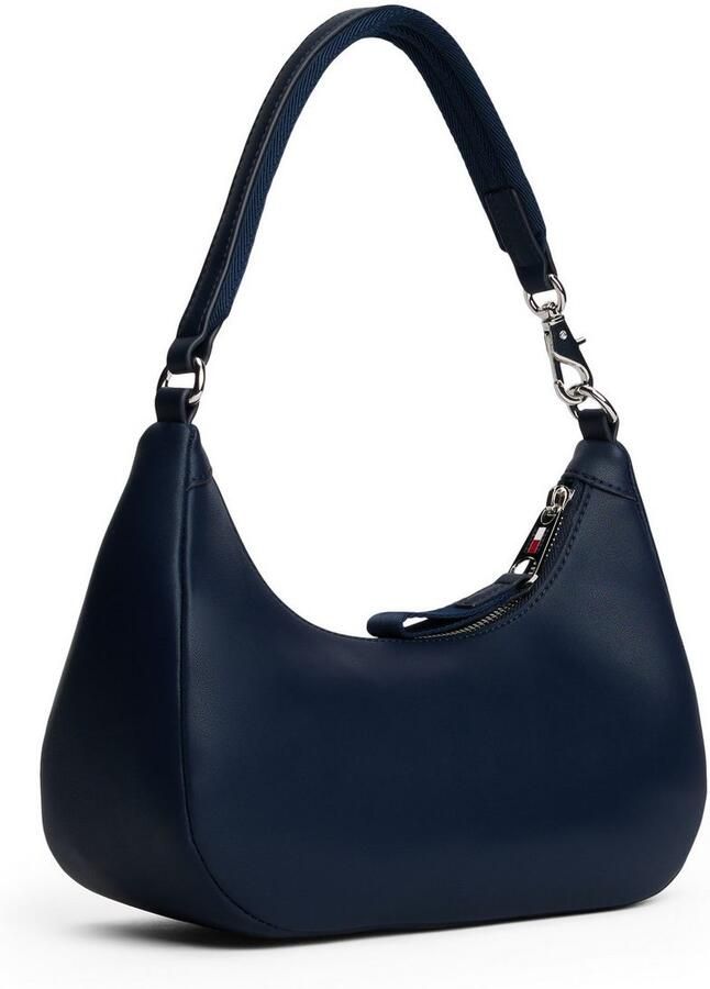 TOMMY JEANS Schoudertas TJW BOLD SCRIPT SHOULDER BAG dames schoudertas hobobag met opvallend logo-sierstuk - Foto 3