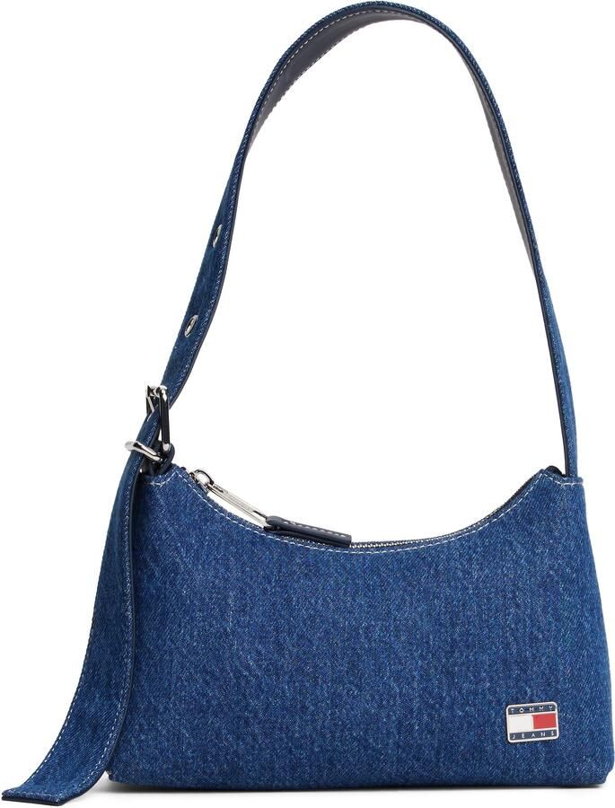 TOMMY JEANS Schoudertas TJW COOL DENIM SHOULDER BAG dames minibag schoudertas met siernaden - Foto 5