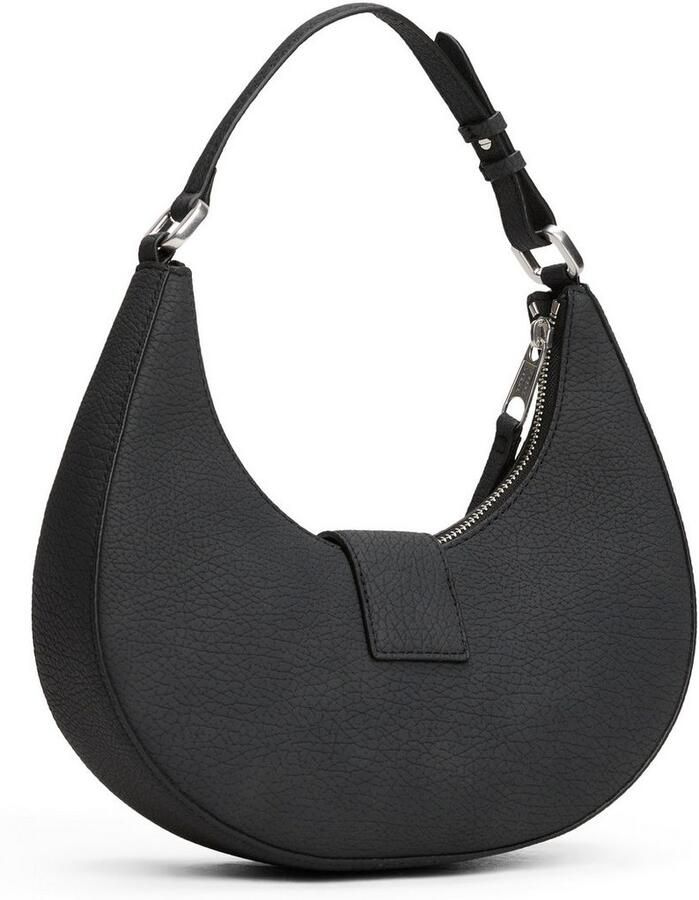 TOMMY JEANS Schoudertas TJW CRUSH SHOULDER BAG dames hobo schoudertas draagtas met logo-sierstuk