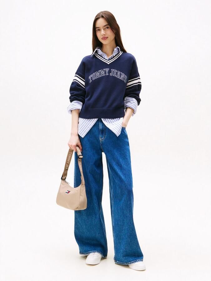 TOMMY JEANS Schoudertas TJW ESS DAILY SHOULDER BAG dames draagtas met logo bedrukte riem - Foto 4