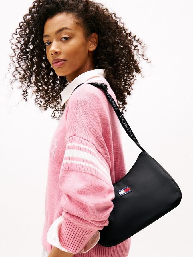 TOMMY JEANS Schoudertas TJW ESS DAILY SHOULDER BAG dames draagtas met logo bedrukte riem - Foto 3