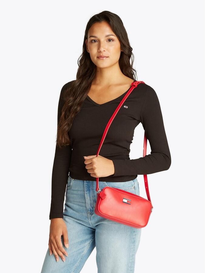 TOMMY JEANS Schoudertas TJW ESS MUST CONVERTIBLE CAMERA dames avondtas schoudertas mini tas met logovlag - Foto 3