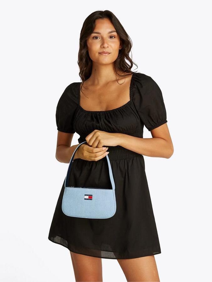 TOMMY JEANS Schoudertas TJW ESS MUST SHOULDER BAG DENIM dames handtas schoudertas mini tas in jeanslook - Foto 2