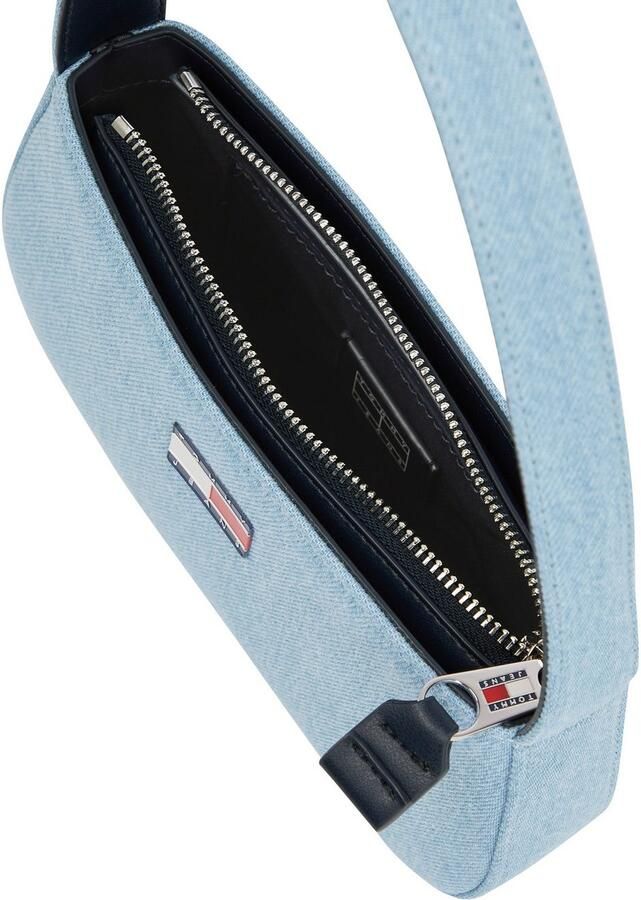 TOMMY JEANS Schoudertas TJW ESS MUST SHOULDER BAG DENIM dames handtas schoudertas mini tas in jeanslook - Foto 3