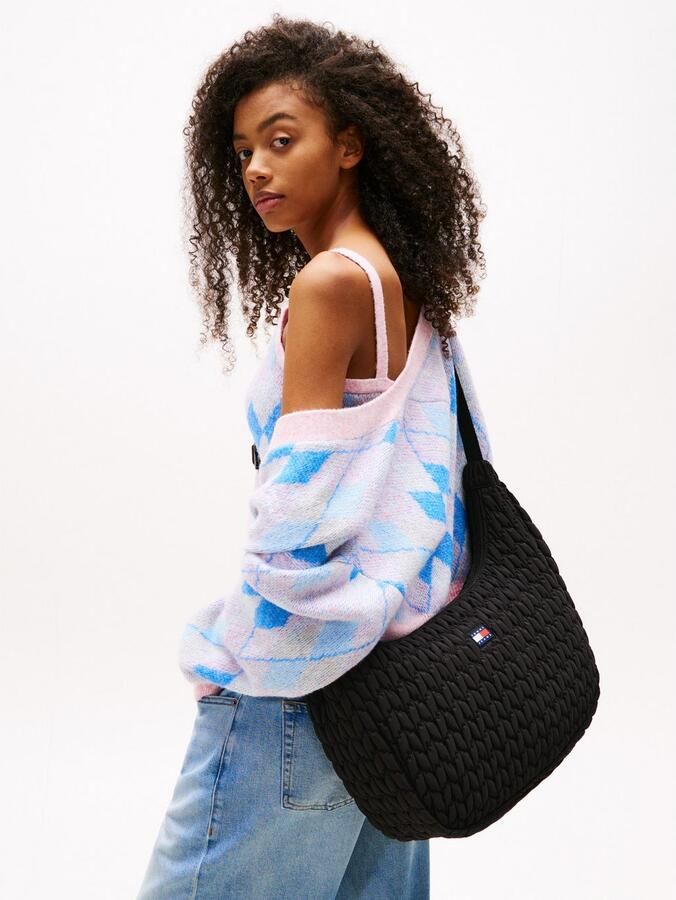 TOMMY JEANS Schoudertas TJW URBAN LARGE QUILTED X-BODY dames schoudertas helnkeltasche in trendy step-design - Foto 3