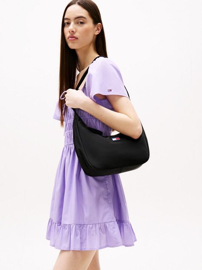 TOMMY JEANS Schoudertas TJW URBAN X-BODY dames minibag avondtas met typische logovlag - Foto 3