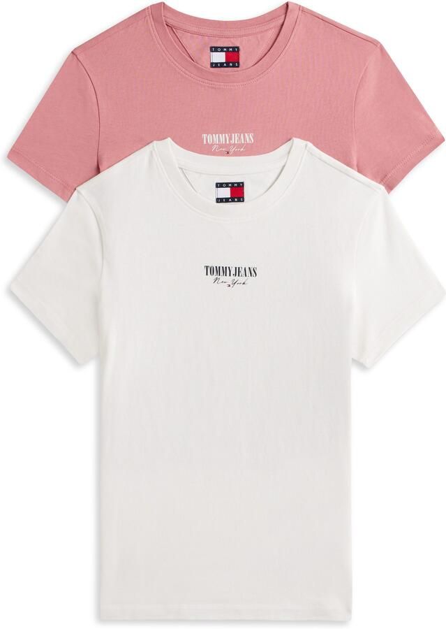 TOMMY JEANS Shirt met korte mouwen TJW 2PACK ESSENTIAL LOGO 2 TEE (set 2-delig) - Foto 4