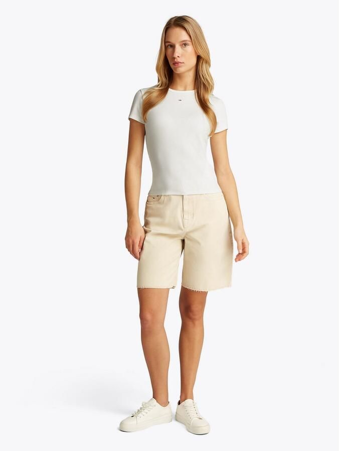 TOMMY JEANS Shirt met korte mouwen TJW 2PACK SLIM ESSENTIAL RIB SS (Set van 2) - Foto 4