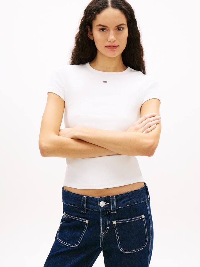 TOMMY JEANS Shirt met korte mouwen TJW 2PACK SLIM ESSENTIAL RIB SS (Set van 2) - Foto 10